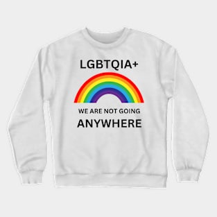 Gay Pride LGBT Lesbian Trans Gift For LGBTQIA Rainbow Family Queer Intersex Asexual Protest Crewneck Sweatshirt